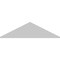 Ekena Millwork Peaked Cap 3 Spoke Architectural Grade PVC Pediment, 50"W x 13-1/2"H x 2"P (Pitch 6/12) PEDPS050X135PKC03 - alternate 2